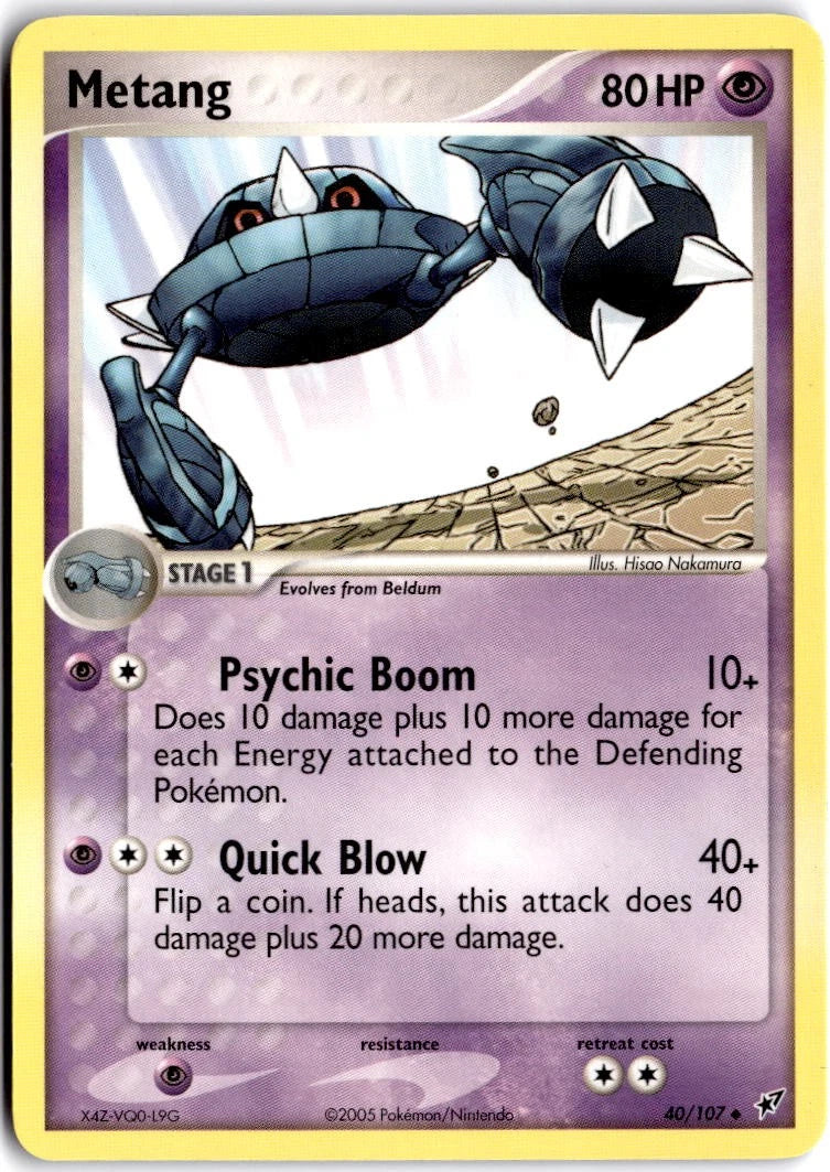 Load image into Gallery viewer, Metang #40/107 EX Deoxys 2005 LP
