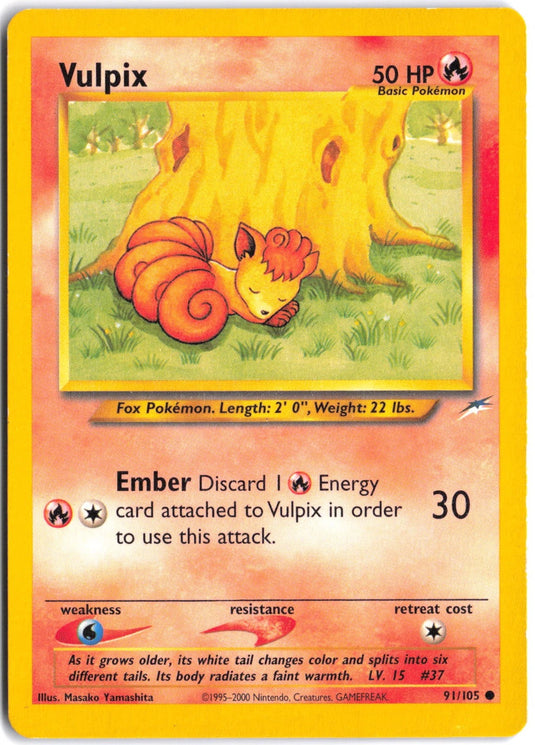Vulpix #91/105 Neo Destiny Unlimited 2002 MP