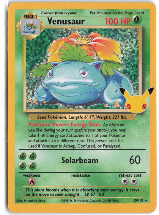 Venusaur #15/102 Ultra Rare Celebrations 2021 NM
