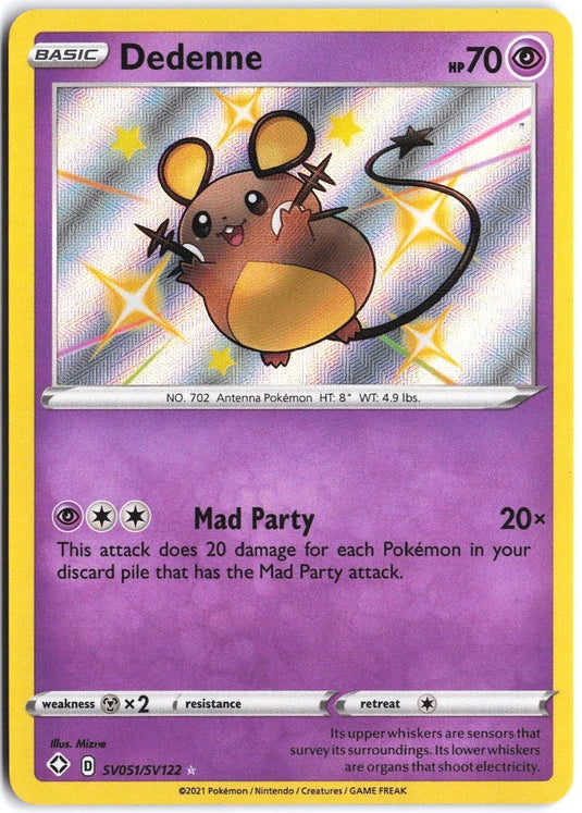 Dedenne #SV051/SV122 Shining Fates 2021 NM