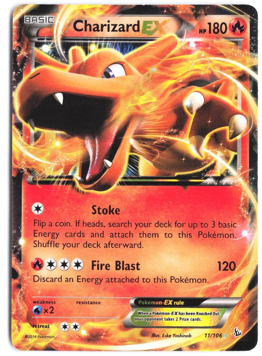 Charizard EX #11/106 Flashfire 2014 NM