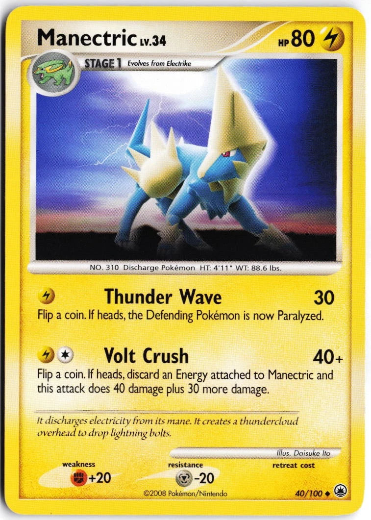 Load image into Gallery viewer, Manectric #40/100 Majestic Dawn 2008 LP
