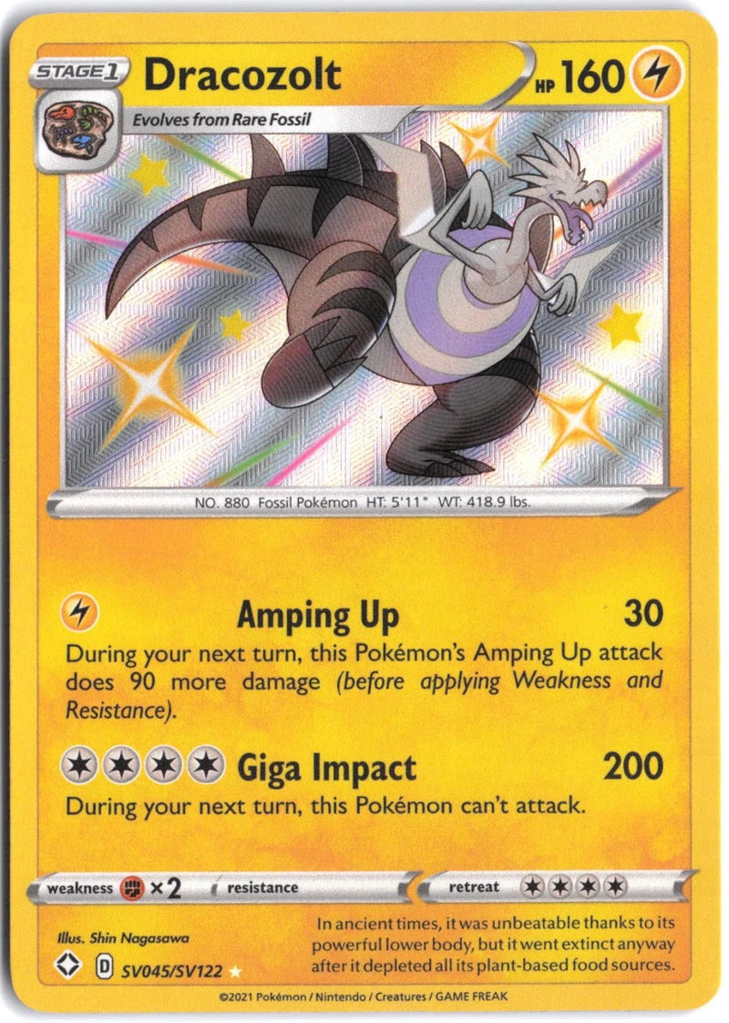 Load image into Gallery viewer, Dracozolt #244/190 Shiny Star V (JP) 2020 NM
