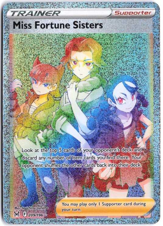 Miss Fortune Sisters #209/196 Lost Origin 2022 NM
