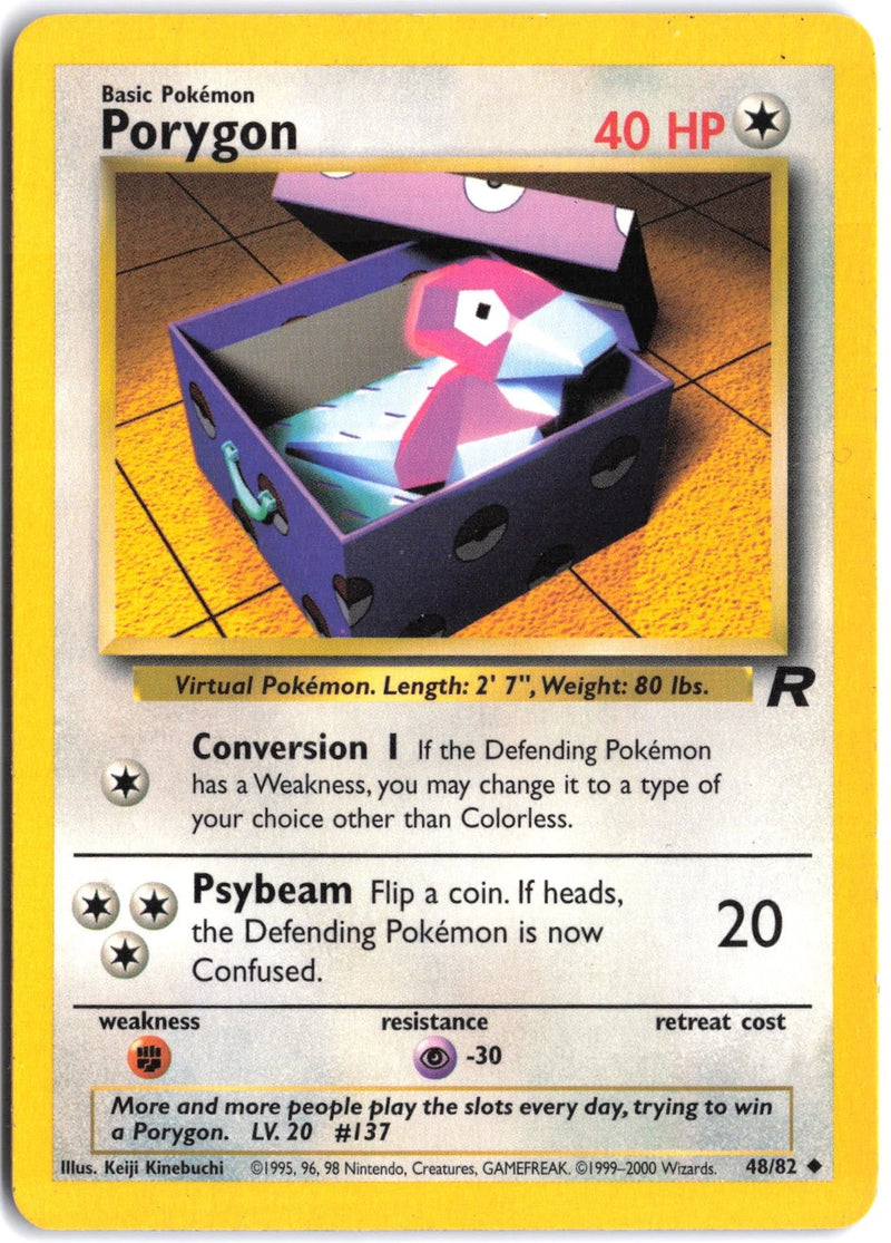 Load image into Gallery viewer, Porygon #48/82 Team Rocket Unlimited 2000 MP
