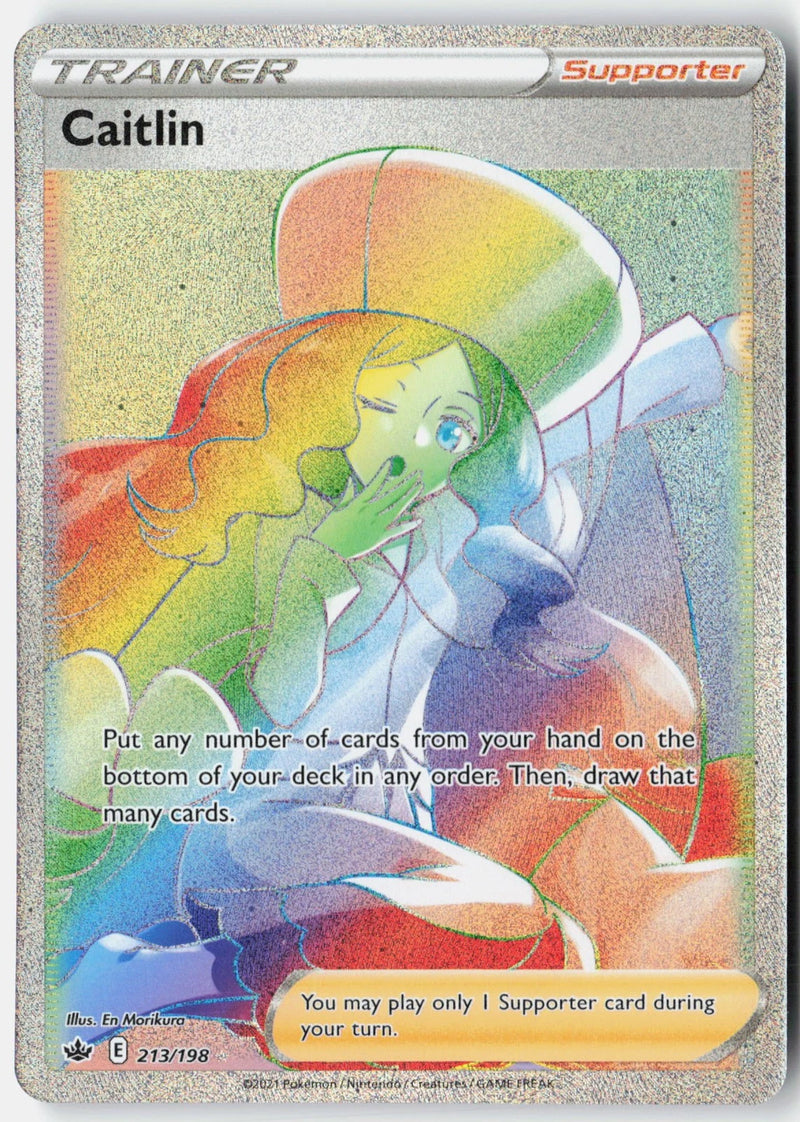 Load image into Gallery viewer, Caitlin #213/198 Rainbow Rare Chilling Reign 2021 NM
