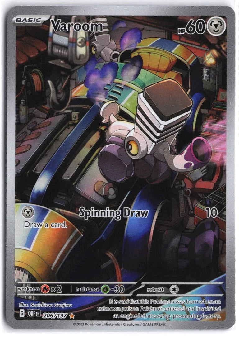 Load image into Gallery viewer, Varoom #206/197 Obsidian Flames 2023 NM
