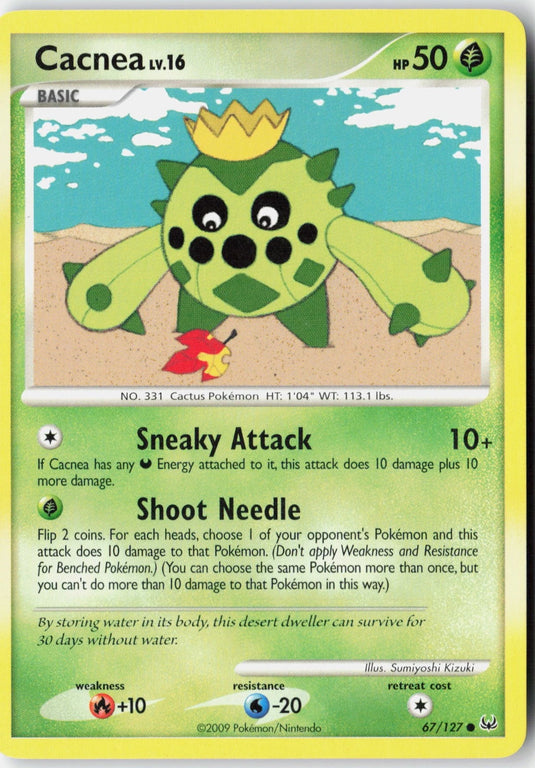 Cacnea #67/127 Platinum 2009 MP
