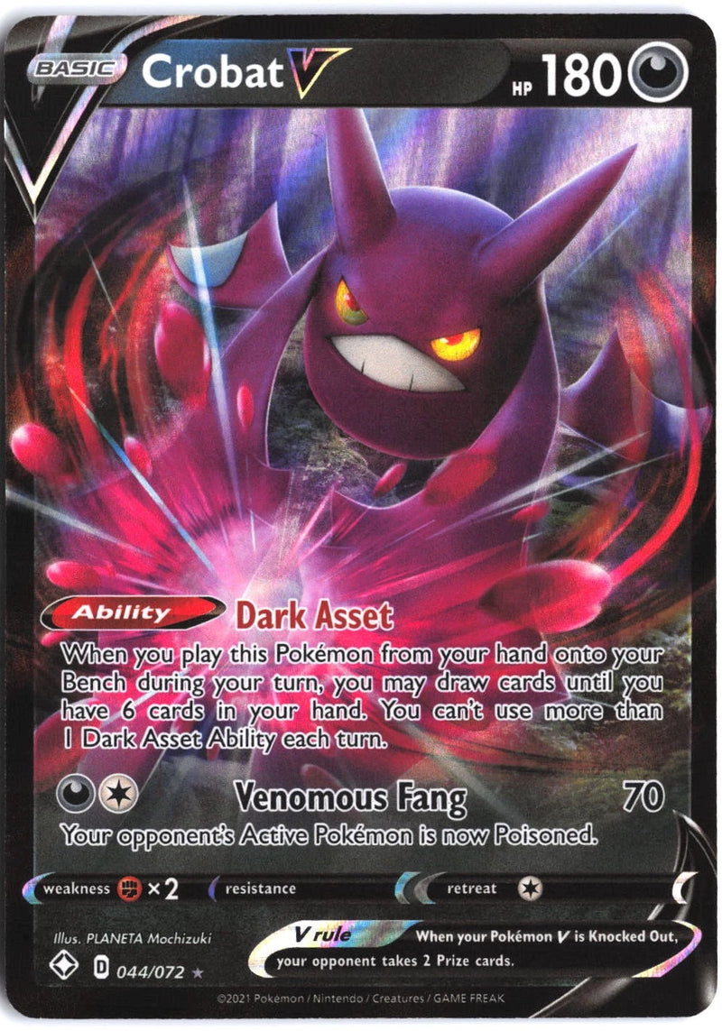 Load image into Gallery viewer, Crobat V #044/072 Shining Fates 2021 NM
