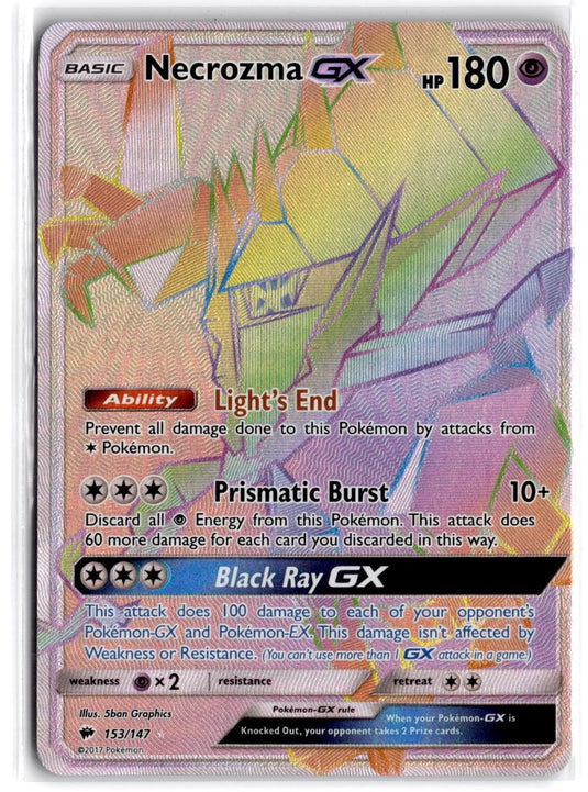 Necrozma GX #153/147 Burning Shadows 2017 NM