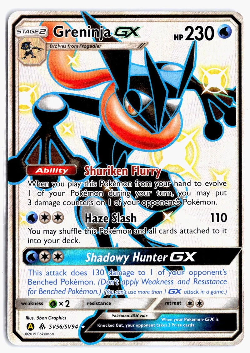 Load image into Gallery viewer, Greninja GX #SV56/SV94 Hidden Fates 2019 NM
