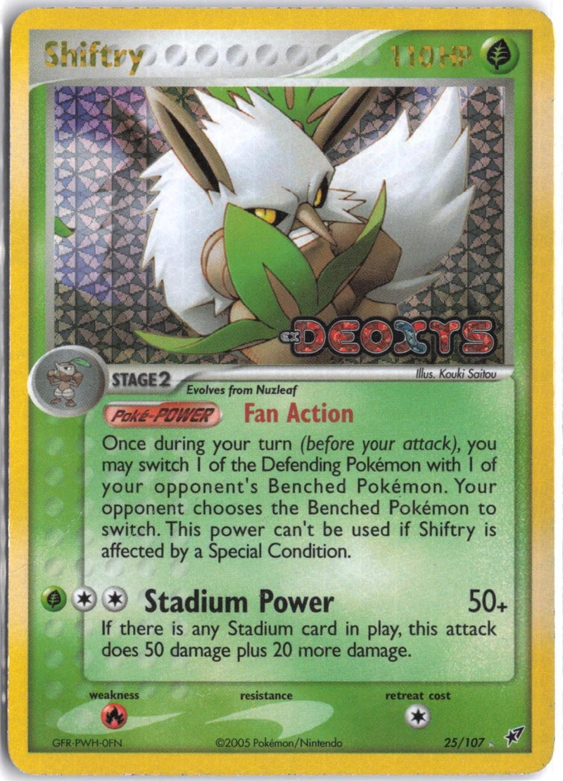 Load image into Gallery viewer, Shiftry #25/107 EX Deoxys 2005 MP

