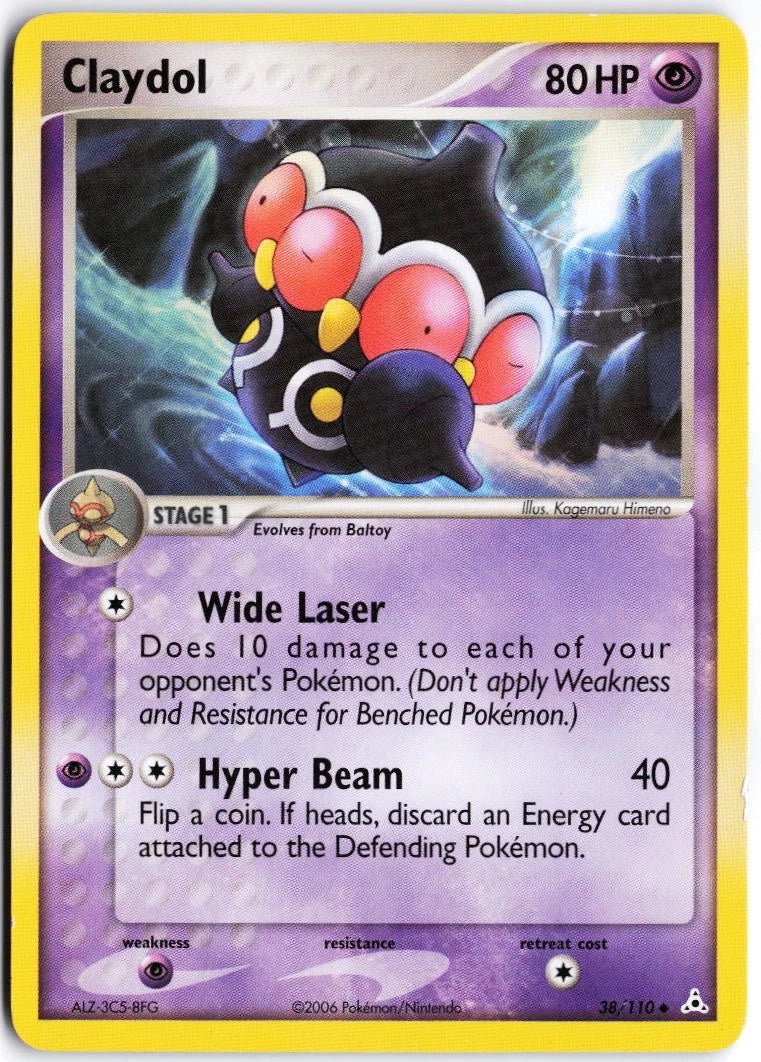 Load image into Gallery viewer, Claydol #38/110 EX Holon Phantoms 2006 MP
