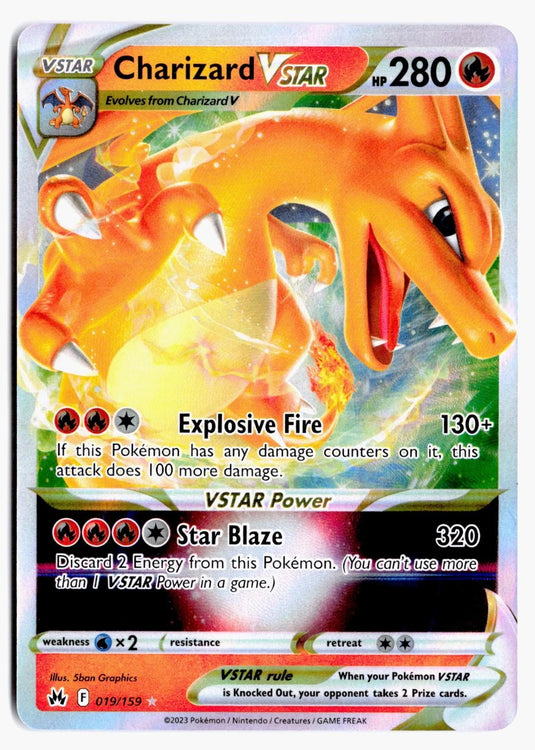 Charizard VSTAR #019/159 Crown Zenith 2023 NM