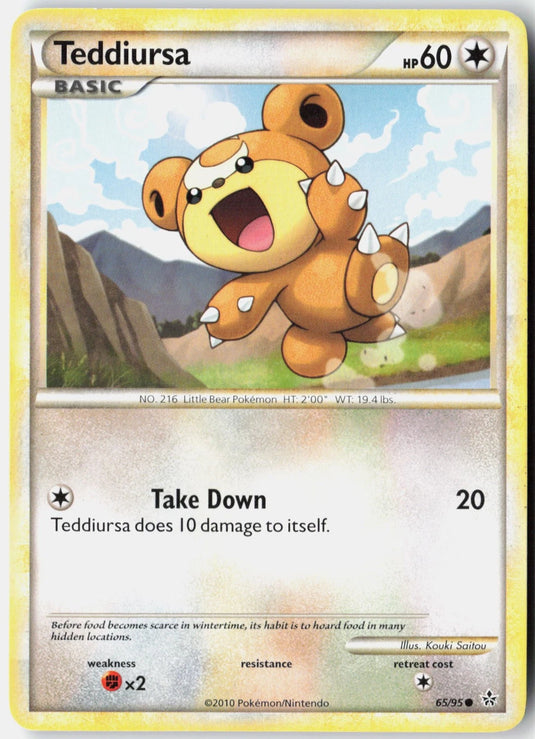 Teddiursa #65/95 Unleashed 2010 LP