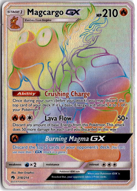 Magcargo GX #218/214 Lost Thunder 2018 MP