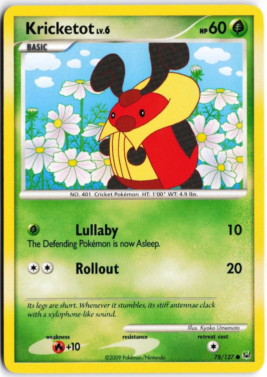 Kricketot #78/127 Platinum 2009 MP