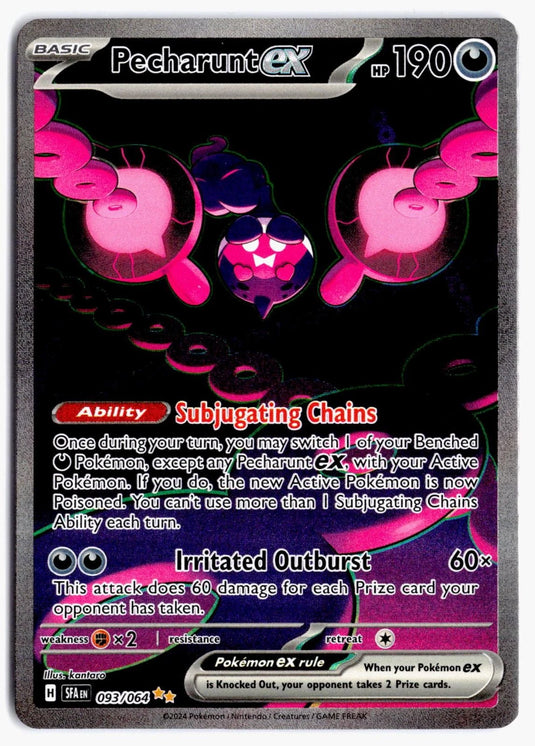 Pecharunt ex #093/064 Shrouded Fable 2024 NM