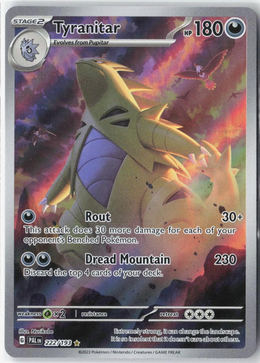Tyranitar #222/193 Paldea Evolved 2023 LP