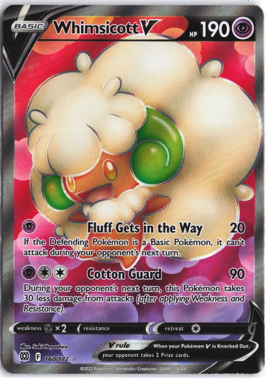 Whimsicott V #160/172 Brilliant Stars 2022 NM