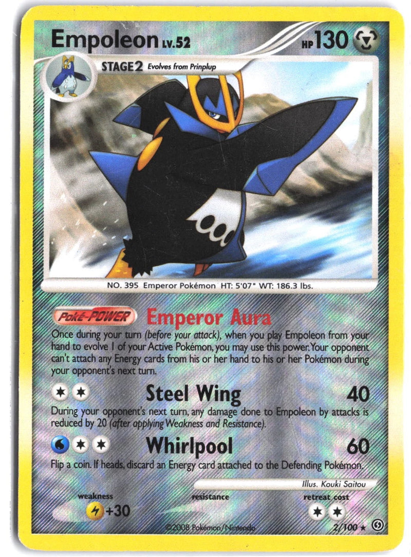 Load image into Gallery viewer, Empoleon #2/100 Stormfront 2008 NM
