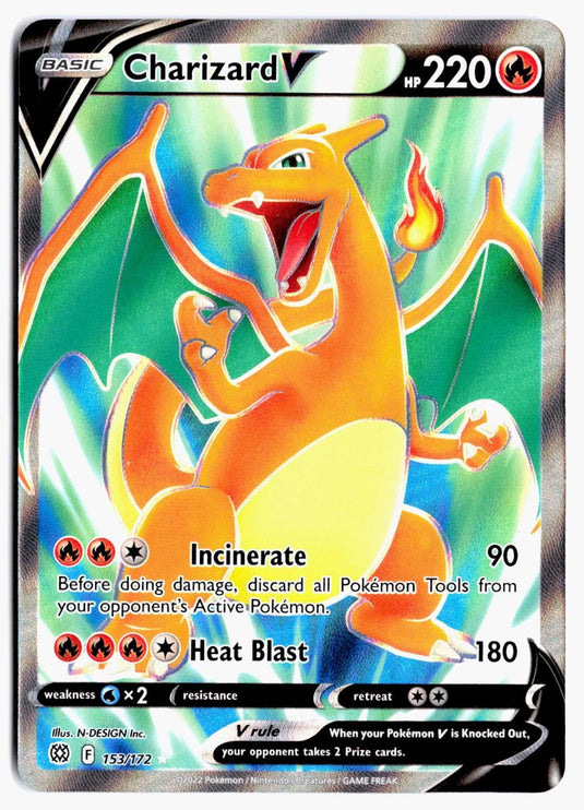 Charizard V #153/172 Brilliant Stars 2022 NM