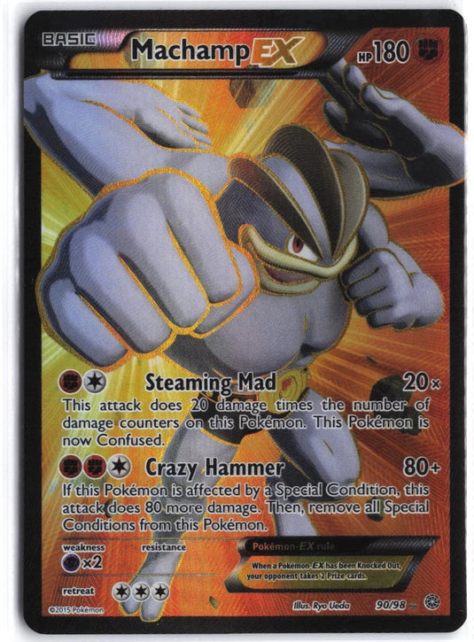 Machamp EX #90/98 Ancient Origins 2015 LP