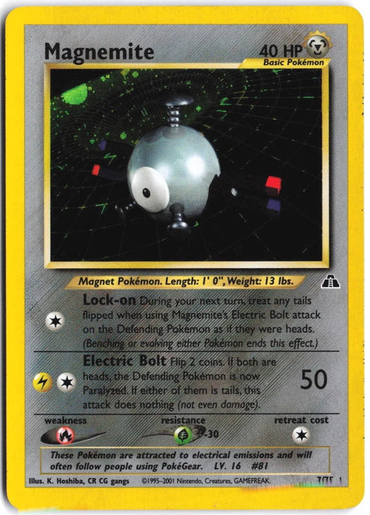 Magnemite #7/75 Neo Discovery Unlimited 2001 MP