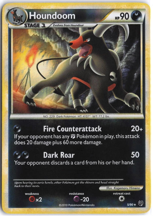 Houndoom #5/90 Undaunted 2010 NM
