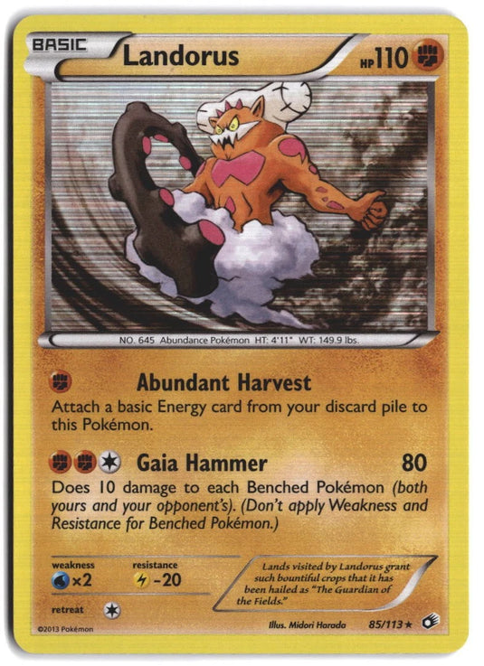 Landorus #85/113 Legendary Treasures 2013 LP