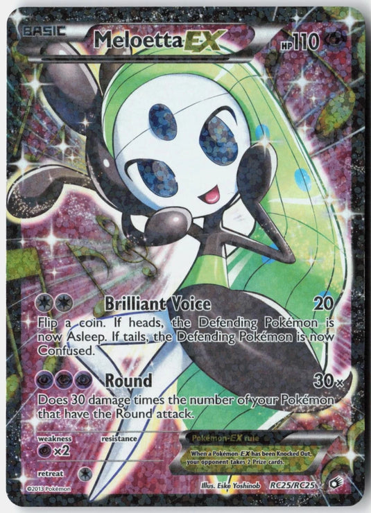 Meloetta EX #RC25/RC25 Legendary Treasures 2013 MP