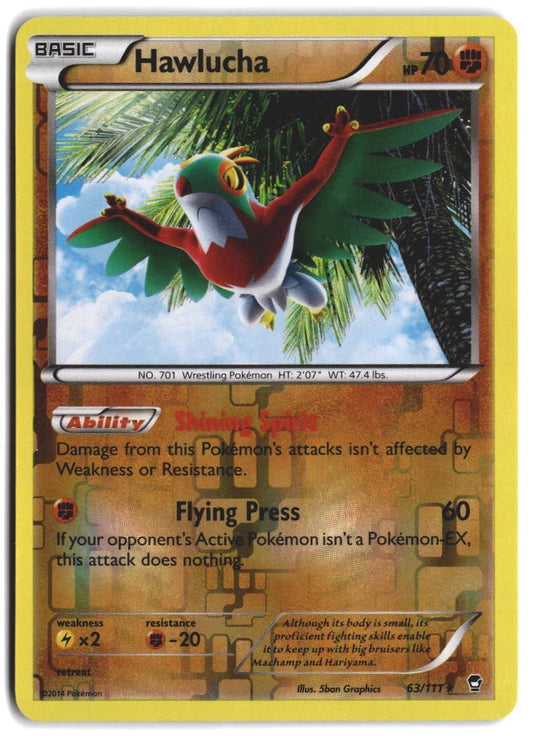 Hawlucha #63/111 Furious Fist 2014 LP