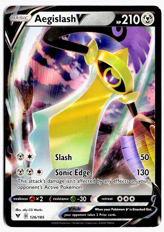 Aegislash V #126/185 Vivid Voltage 2020 NM
