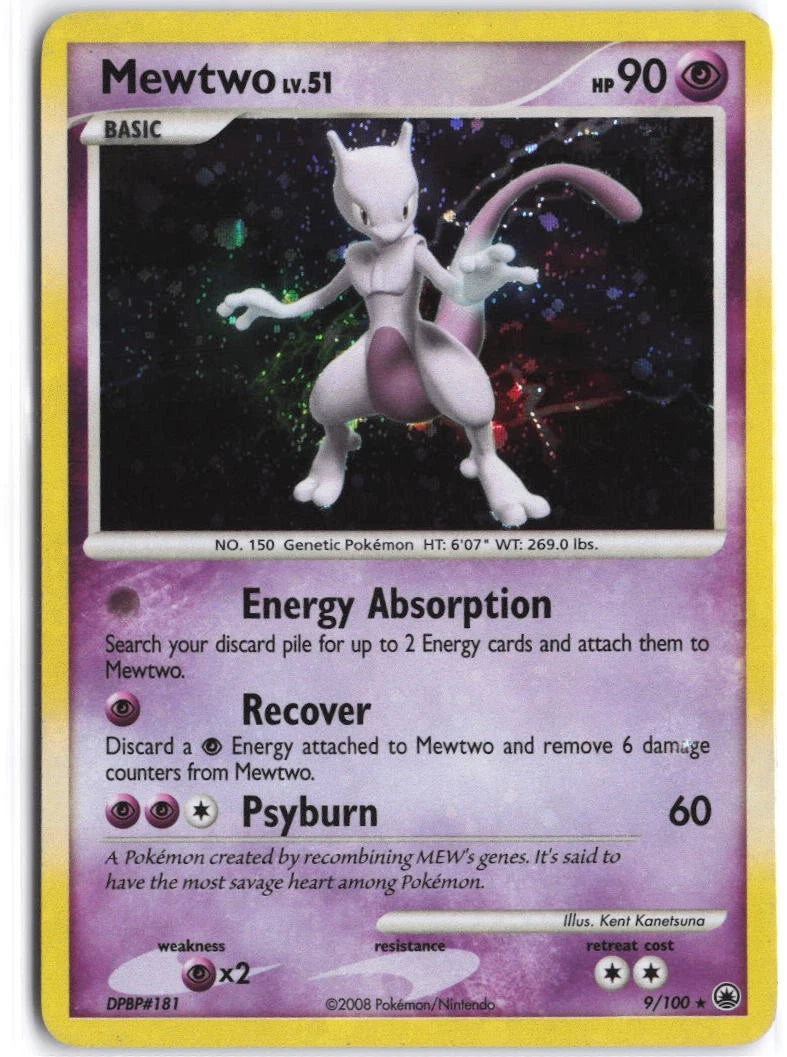 Load image into Gallery viewer, Mewtwo #9/100 Majestic Dawn 2008 LP
