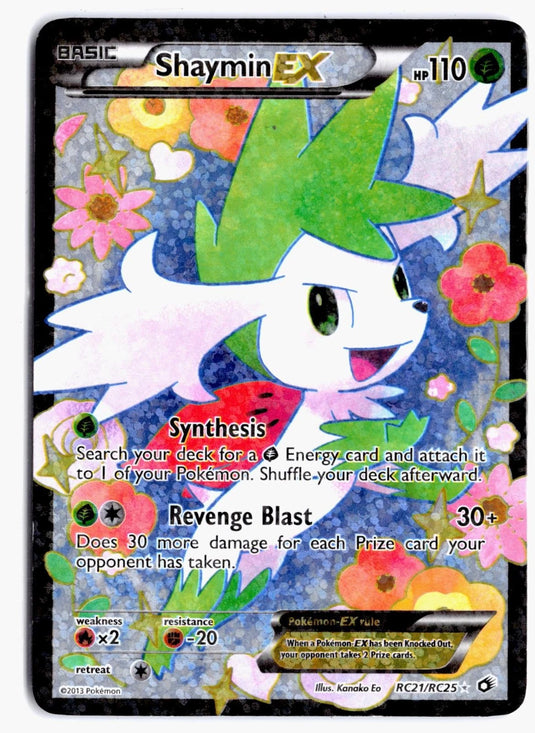 Shaymin EX #RC21/RC25 Legendary Treasures 2013 MP