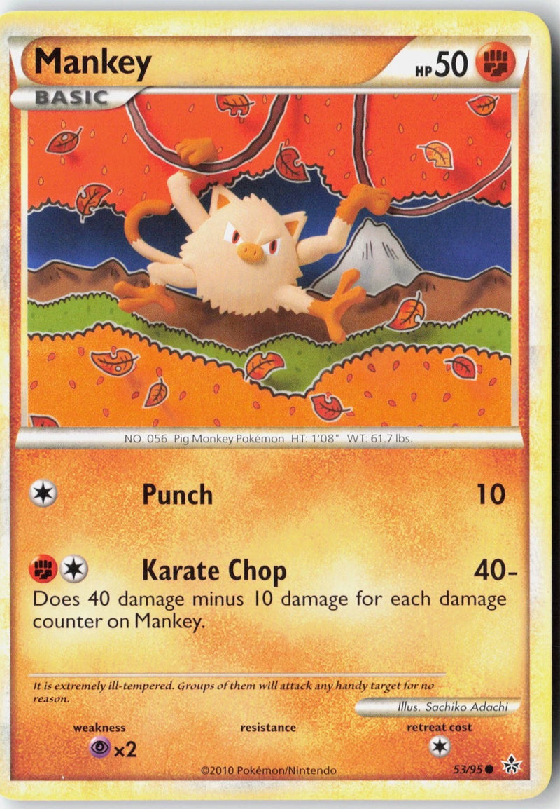 Load image into Gallery viewer, Mankey #53/95 Unleashed 2010 LP

