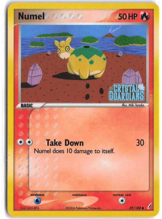 Numel #59/100 EX Crystal Guardians 2006 NM