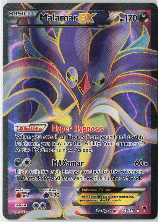 Malamar EX #115/119 Phantom Forces 2014 MP
