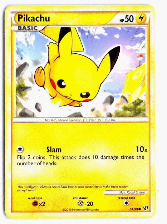 Pikachu #61/90 Undaunted 2010 NM