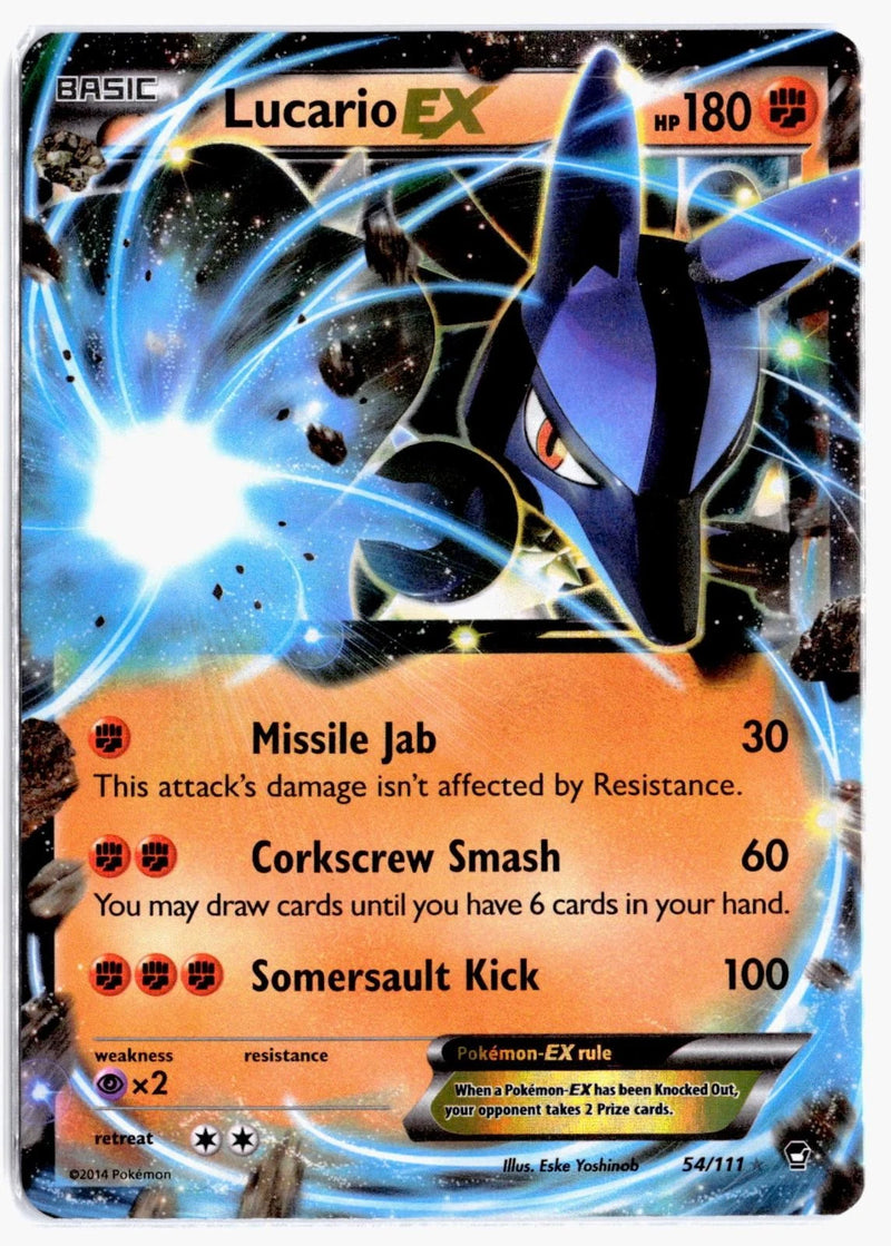 Load image into Gallery viewer, Lucario EX #54/111 Furious Fist 2014 LP
