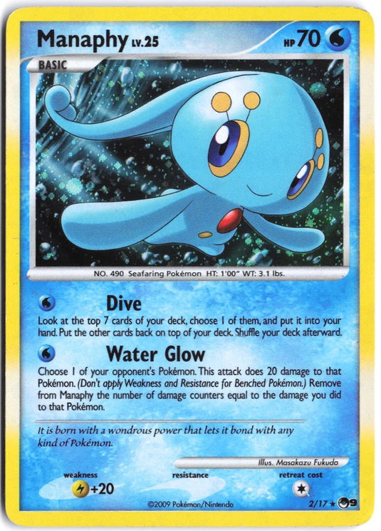 Manaphy #2/17 POP Series 9 2009 NM