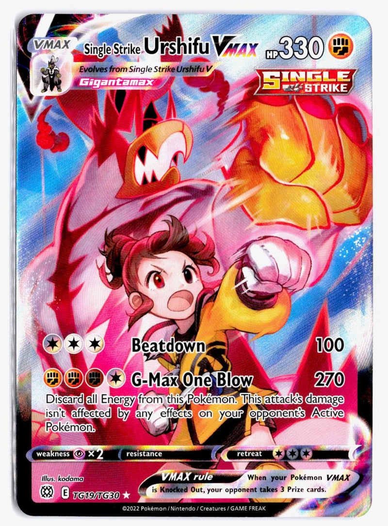 Load image into Gallery viewer, Single Strike Urshifu VMAX #TG19/TG30 Brilliant Stars 2022 NM
