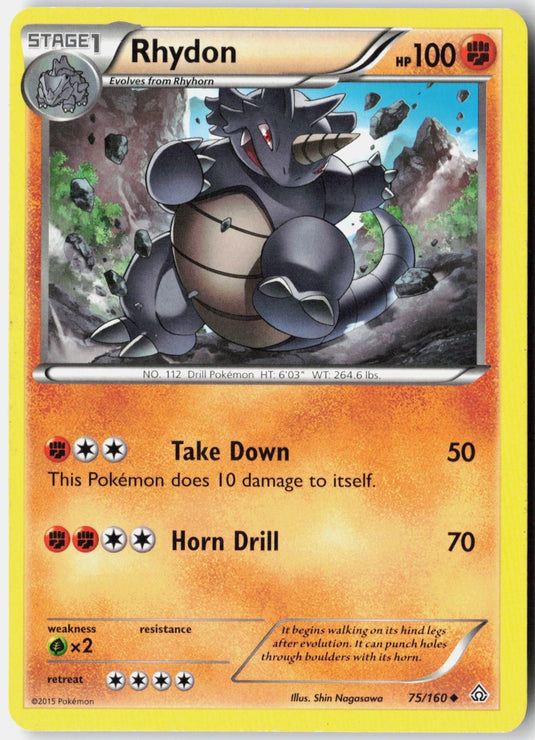 Rhydon #75/160 Primal Clash 2015 MP