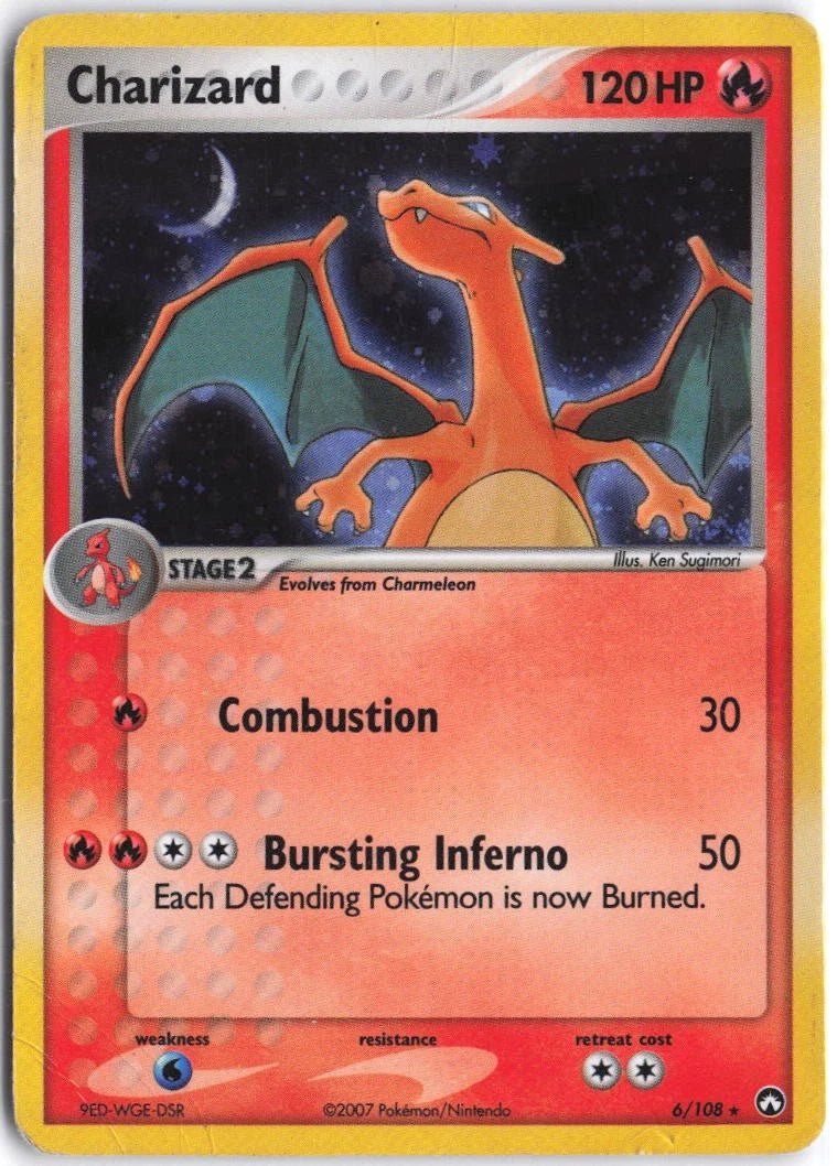 Load image into Gallery viewer, Charizard #6/108 EX Power Keepers 2007 MP
