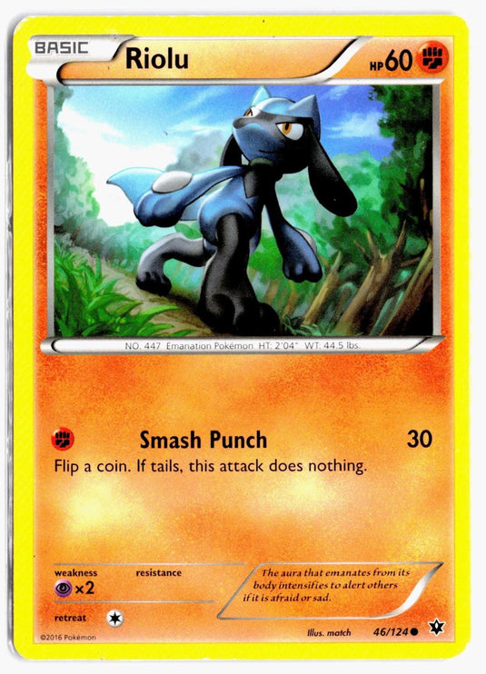 Riolu #46/124 Fates Collide 2016 HP