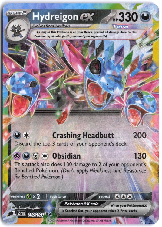 Hydreigon ex #119/191 Surging Sparks 2024 NM