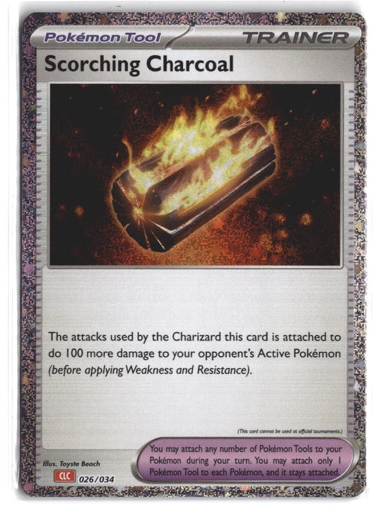 Scorching Charcoal #026/034 Pokemon TCG Classic 2003 NM