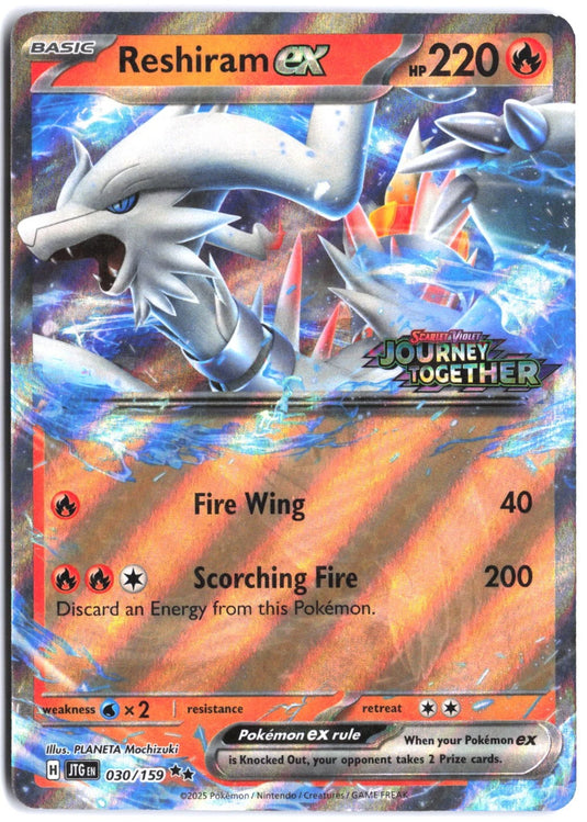 Reshiram ex #030/159 Journey Together 2025 NM