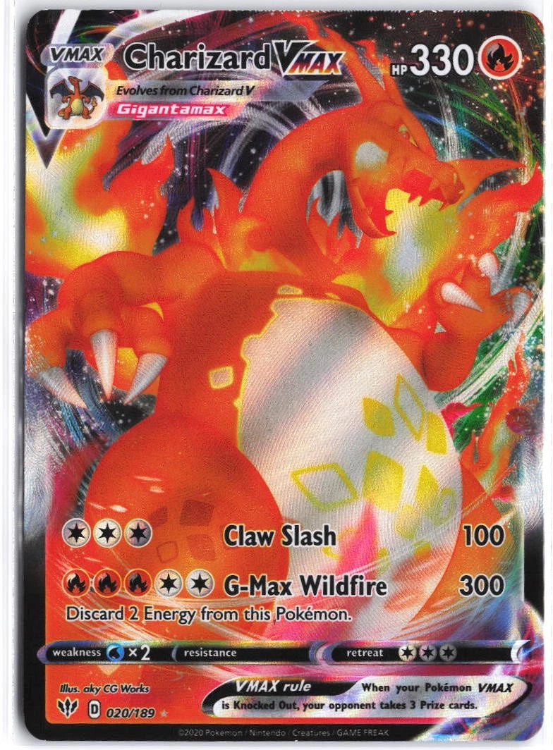 Load image into Gallery viewer, Charizard VMAX #020/189 Darkness Ablaze 2020 NM
