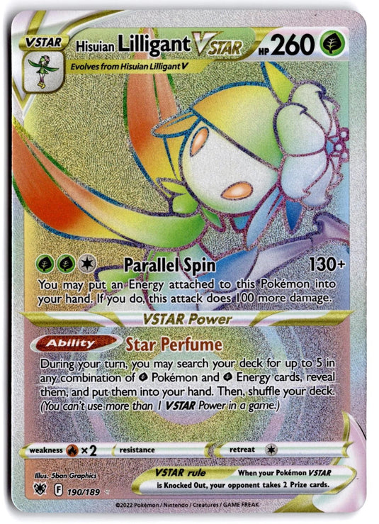 Hisuian Lilligant VSTAR #190/189 Astral Radiance 2022 NM